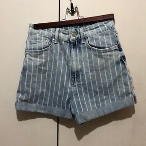 High Waisted Denim Shorts